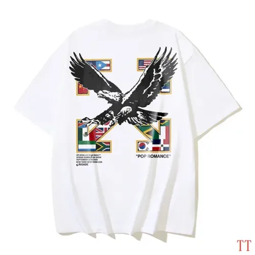 Off-White T-Shirts Short Sleeved For Unisex #1439311 $29.00 USD, Wholesale Replica Off-White T-Shirts