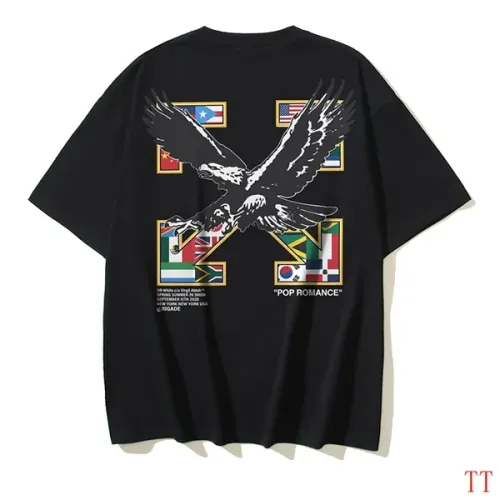 Off-White T-Shirts Short Sleeved For Unisex #1439312 $29.00 USD, Wholesale Replica Off-White T-Shirts