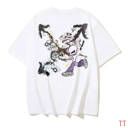 Off-White T-Shirts Short Sleeved For Unisex #1439315 $29.00 USD, Wholesale Replica Off-White T-Shirts