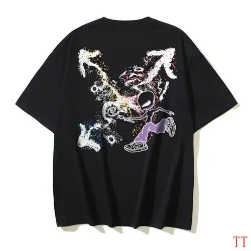 Off-White T-Shirts Short Sleeved For Unisex #1439316 $29.00 USD, Wholesale Replica Off-White T-Shirts