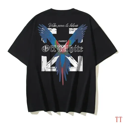 Off-White T-Shirts Short Sleeved For Unisex #1439317 $29.00 USD, Wholesale Replica Off-White T-Shirts