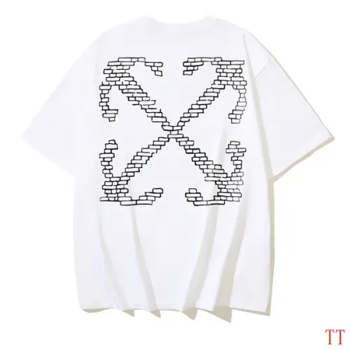 Off-White T-Shirts Short Sleeved For Unisex #1439319 $29.00 USD, Wholesale Replica Off-White T-Shirts