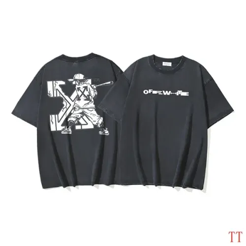 Off-White T-Shirts Short Sleeved For Unisex #1439321 $38.00 USD, Wholesale Replica Off-White T-Shirts