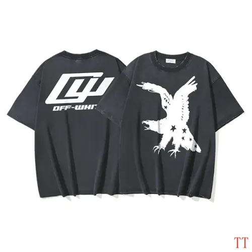 Off-White T-Shirts Short Sleeved For Unisex #1439323 $38.00 USD, Wholesale Replica Off-White T-Shirts