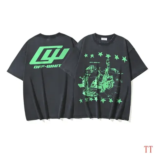 Off-White T-Shirts Short Sleeved For Unisex #1439325 $38.00 USD, Wholesale Replica Off-White T-Shirts