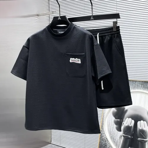 Balenciaga Fashion Tracksuits Short Sleeved For Men #1439329