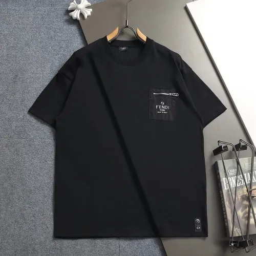 Fendi T-Shirts Short Sleeved For Unisex #1439337 $40.00 USD, Wholesale Replica Fendi T-Shirts