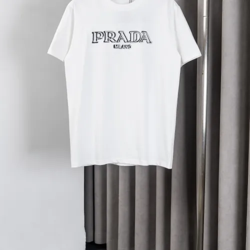Prada T-Shirts Short Sleeved For Men #1439370 $36.00 USD, Wholesale Replica Prada T-Shirts