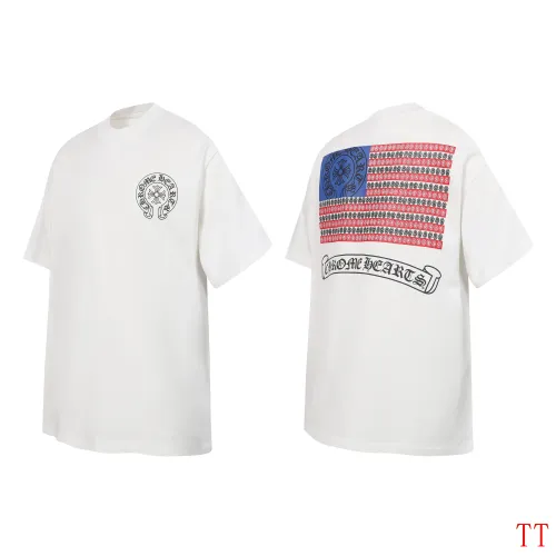 Chrome Hearts T-Shirts Short Sleeved For Unisex #1439431 $36.00 USD, Wholesale Replica Chrome Hearts T-Shirts
