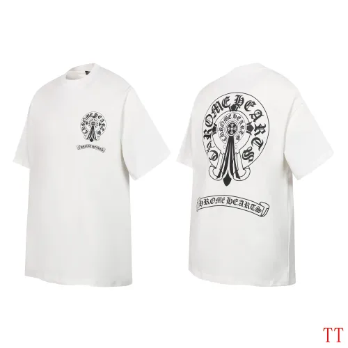 Chrome Hearts T-Shirts Short Sleeved For Unisex #1439436 $36.00 USD, Wholesale Replica Chrome Hearts T-Shirts