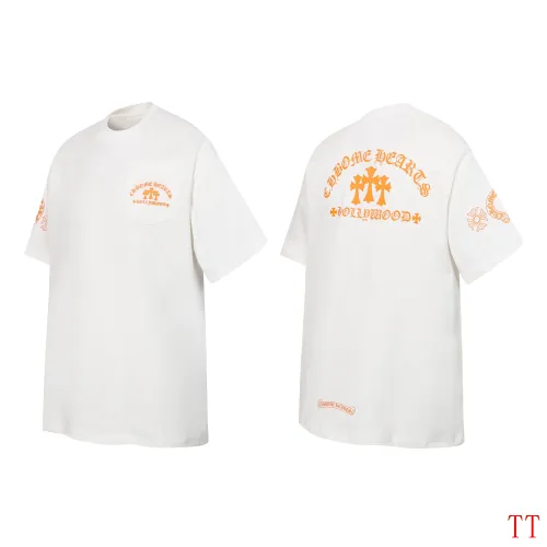 Chrome Hearts T-Shirts Short Sleeved For Unisex #1439450 $36.00 USD, Wholesale Replica Chrome Hearts T-Shirts