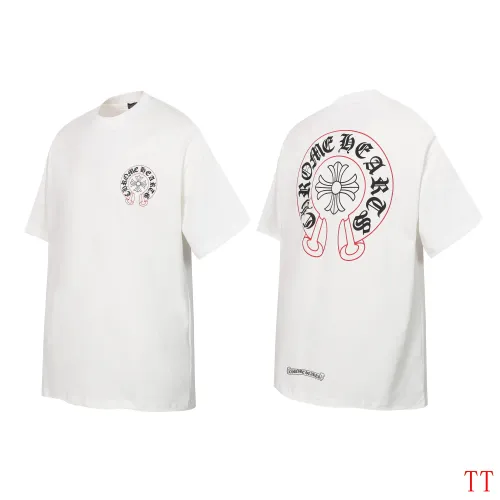 Chrome Hearts T-Shirts Short Sleeved For Unisex #1439456 $38.00 USD, Wholesale Replica Chrome Hearts T-Shirts