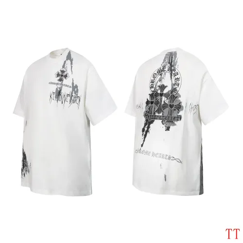 Chrome Hearts T-Shirts Short Sleeved For Unisex #1439467 $39.00 USD, Wholesale Replica Chrome Hearts T-Shirts