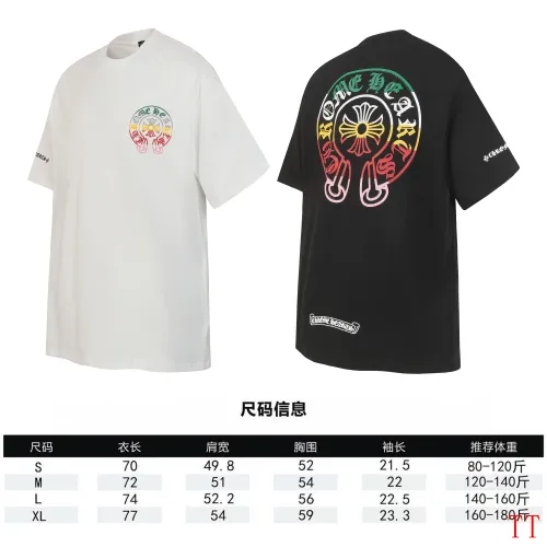 Replica Chrome Hearts T-Shirts Short Sleeved For Unisex #1439470 $39.00 USD for Wholesale