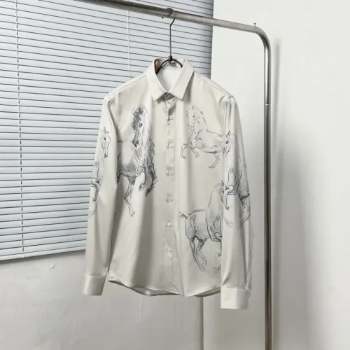 Hermes Shirts Long Sleeved For Men #1439474