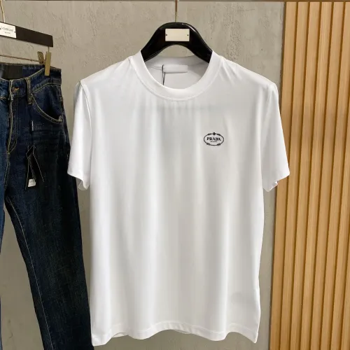 Prada T-Shirts Short Sleeved For Men #1439645 $72.00 USD, Wholesale Replica Prada T-Shirts