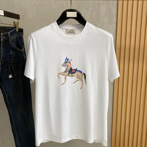 Hermes T-Shirts Short Sleeved For Men #1439655 $72.00 USD, Wholesale Replica Hermes T-Shirts
