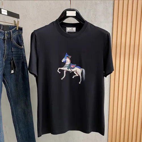 Hermes T-Shirts Short Sleeved For Men #1439656 $72.00 USD, Wholesale Replica Hermes T-Shirts