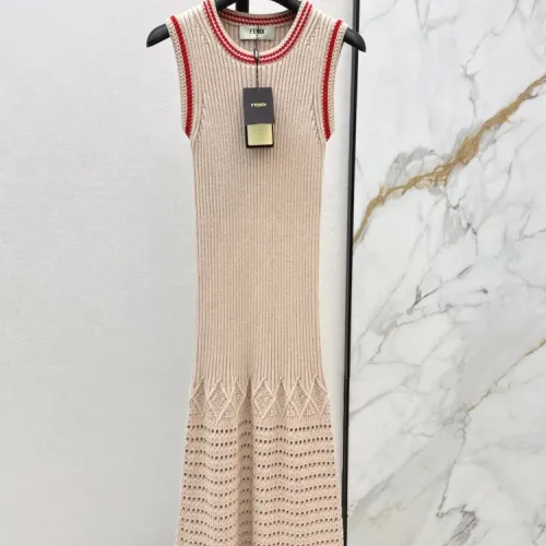 Fendi Dresses Sleeveless For Women #1439657 $115.00 USD, Wholesale Replica Fendi Dresses