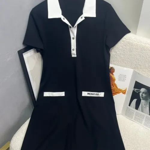 Moncler Dresses Short Sleeved For Women #1439658 $125.00 USD, Wholesale Replica Moncler Dresses