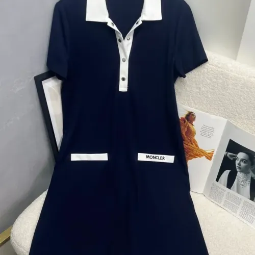 Moncler Dresses Short Sleeved For Women #1439659 $125.00 USD, Wholesale Replica Moncler Dresses
