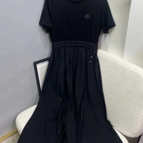 Moncler Dresses Short Sleeved For Women #1439675 $135.00 USD, Wholesale Replica Moncler Dresses