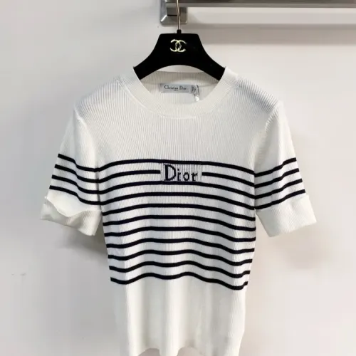 Christian Dior T-Shirts Short Sleeved For Women #1439697 $80.00 USD, Wholesale Replica Christian Dior T-Shirts