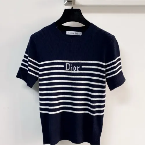 Christian Dior T-Shirts Short Sleeved For Women #1439700 $80.00 USD, Wholesale Replica Christian Dior T-Shirts