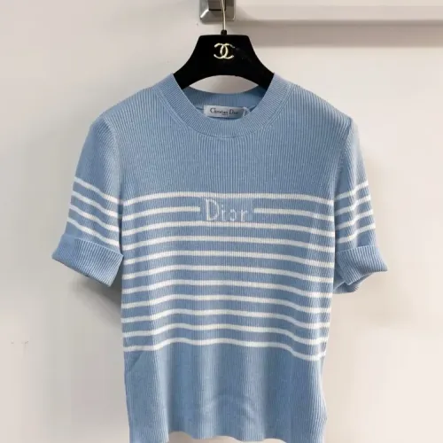 Christian Dior T-Shirts Short Sleeved For Women #1439701 $80.00 USD, Wholesale Replica Christian Dior T-Shirts