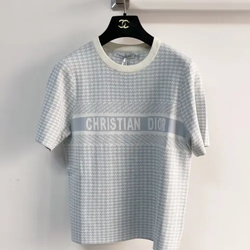 Christian Dior T-Shirts Short Sleeved For Women #1439702 $76.00 USD, Wholesale Replica Christian Dior T-Shirts