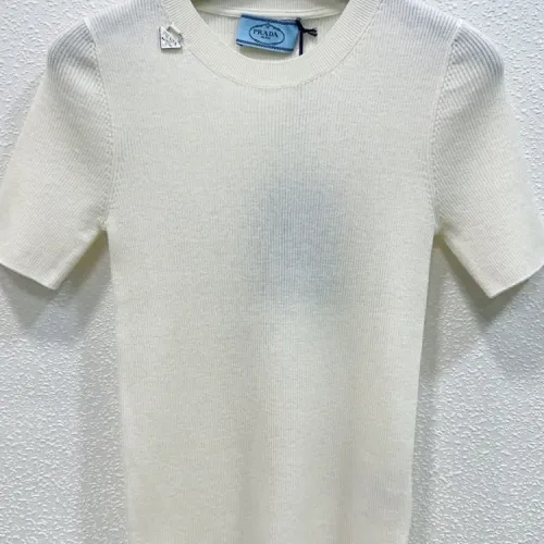 Prada T-Shirts Short Sleeved For Women #1439726 $96.00 USD, Wholesale Replica Prada T-Shirts