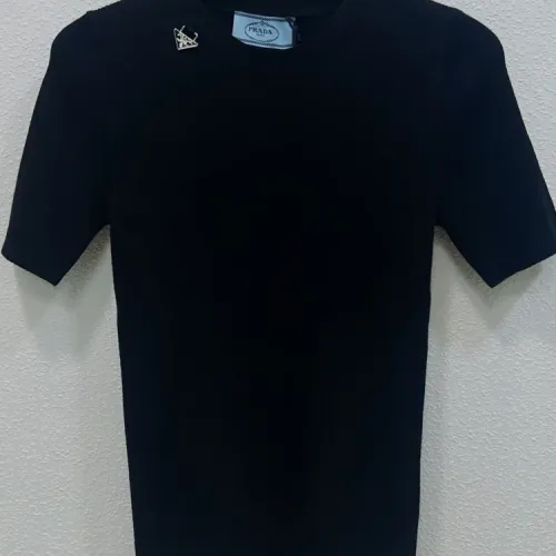 Prada T-Shirts Short Sleeved For Women #1439727 $96.00 USD, Wholesale Replica Prada T-Shirts