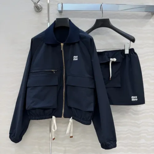 MIU MIU Tracksuits Long Sleeved For Women #1439736 $140.00 USD, Wholesale Replica MIU MIU Tracksuits