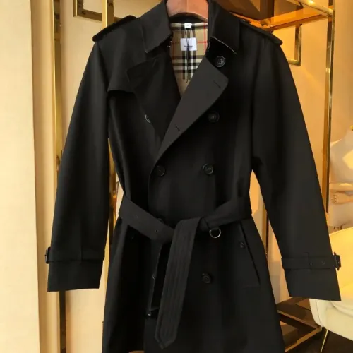 Burberry Trench Coat Long Sleeved For Men #1439758 $215.00 USD, Wholesale Replica Burberry Trench Coat