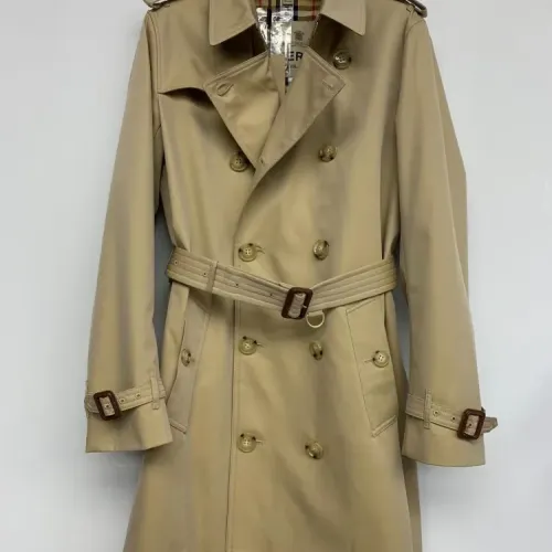 Burberry Trench Coat Long Sleeved For Men #1439761 $222.00 USD, Wholesale Replica Burberry Trench Coat