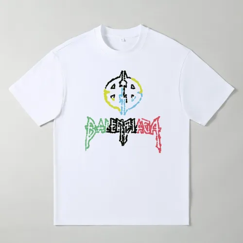 Balenciaga Oversize T-Shirts Short Sleeved For Men #1439844 $25.00 USD, Wholesale Replica Balenciaga T-Shirts