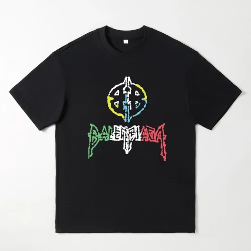 Balenciaga Oversize T-Shirts Short Sleeved For Men #1439845 $25.00 USD, Wholesale Replica Balenciaga T-Shirts
