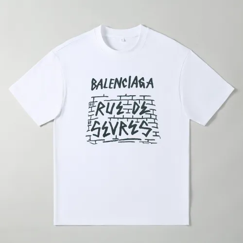 Balenciaga Oversize T-Shirts Short Sleeved For Men #1439850 $25.00 USD, Wholesale Replica Balenciaga T-Shirts