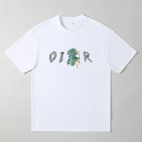 Christian Oversize T-Shirts Short Sleeved For Men #1439872 $25.00 USD, Wholesale Replica Christian Dior T-Shirts
