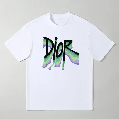 Christian Oversize T-Shirts Short Sleeved For Men #1439878 $25.00 USD, Wholesale Replica Christian Dior T-Shirts
