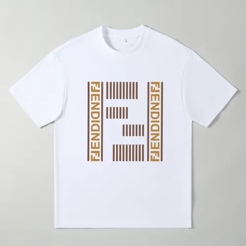 Fendi Oversize T-Shirts Short Sleeved For Men #1439882 $25.00 USD, Wholesale Replica Fendi T-Shirts