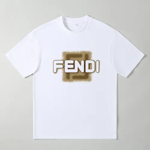 Fendi Oversize T-Shirts Short Sleeved For Men #1439890 $25.00 USD, Wholesale Replica Fendi T-Shirts
