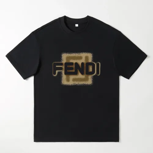 Fendi Oversize T-Shirts Short Sleeved For Men #1439891 $25.00 USD, Wholesale Replica Fendi T-Shirts
