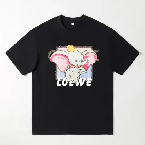 LOEWE Oversize T-Shirts Short Sleeved For Men #1439901 $25.00 USD, Wholesale Replica LOEWE T-Shirts