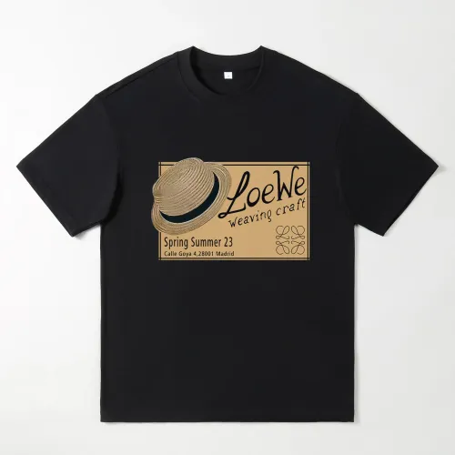 LOEWE Oversize T-Shirts Short Sleeved For Men #1439903 $25.00 USD, Wholesale Replica LOEWE T-Shirts