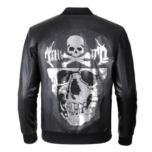 Philipp Plein PP Jackets Long Sleeved For Men #1439977 $96.00 USD, Wholesale Replica Philipp Plein PP Jackets