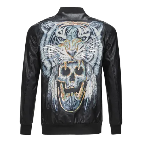 Philipp Plein PP Jackets Long Sleeved For Men #1439985 $88.00 USD, Wholesale Replica Philipp Plein PP Jackets