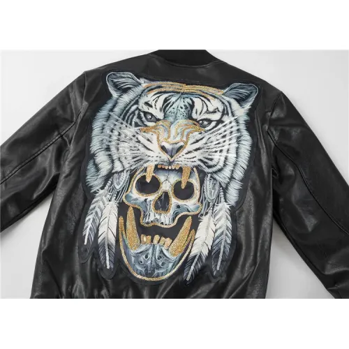 Replica Philipp Plein PP Jackets Long Sleeved For Men #1439985 $88.00 USD for Wholesale