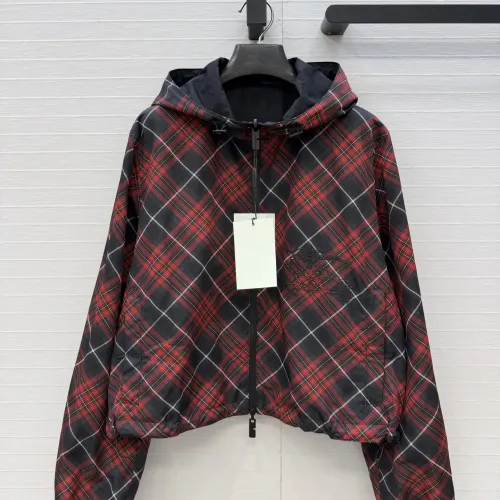 Burberry Jackets Long Sleeved For Women #1440028 $128.00 USD, Wholesale Replica Burberry Jackets