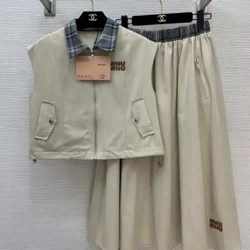 MIU MIU Tracksuits Sleeveless For Women #1440051 $108.00 USD, Wholesale Replica MIU MIU Tracksuits